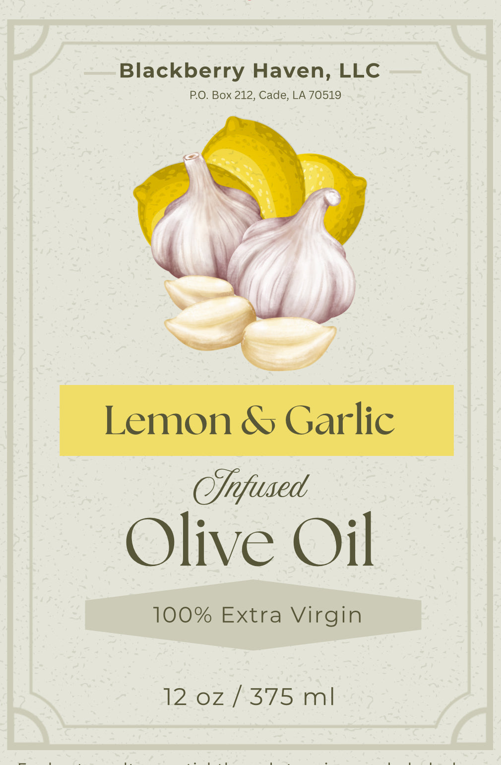 Infused Olive Oil