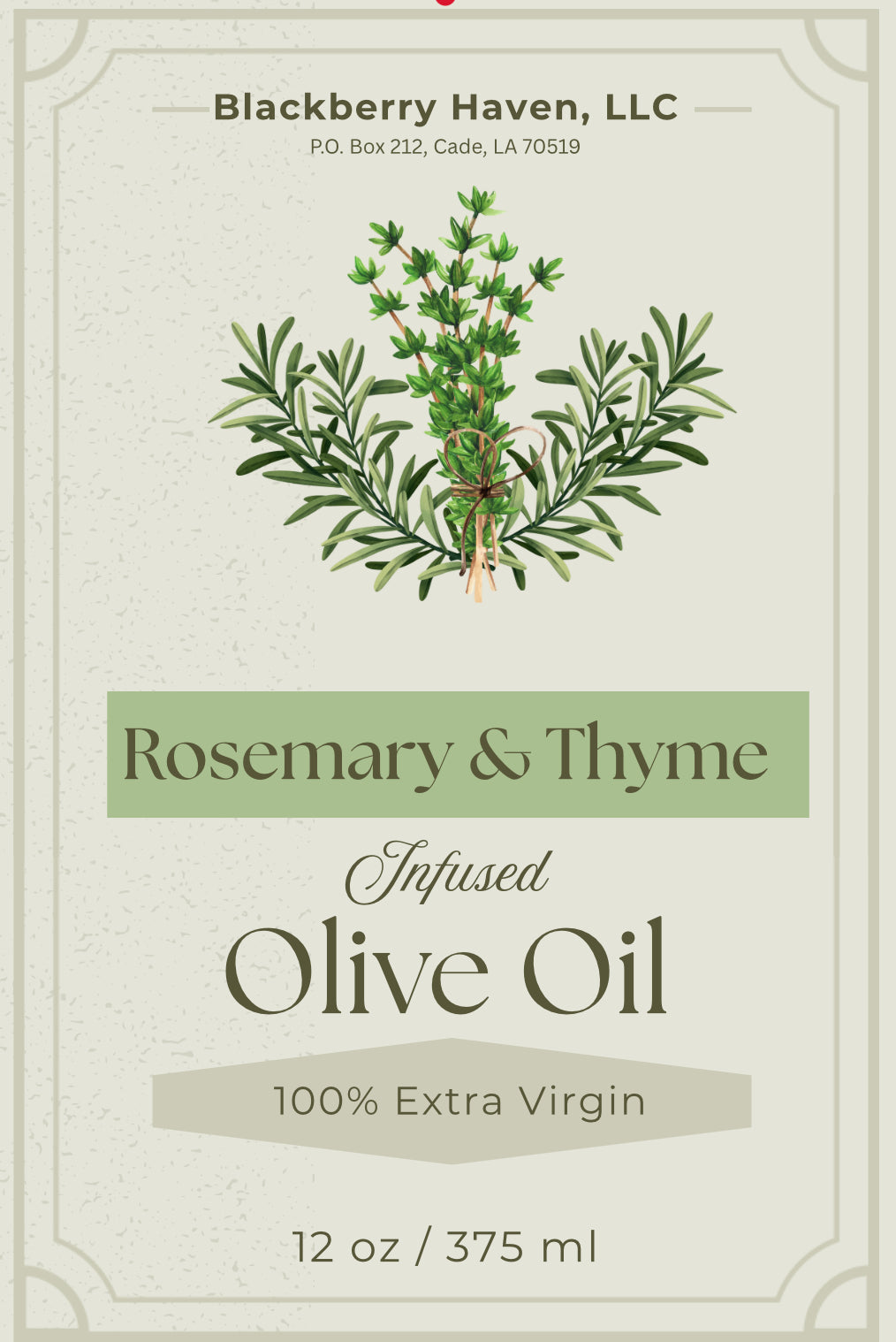 Infused Olive Oil